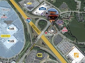 5195 Fernandina Rd, Harbison, SC - VUE AÉRIENNE  vue de carte