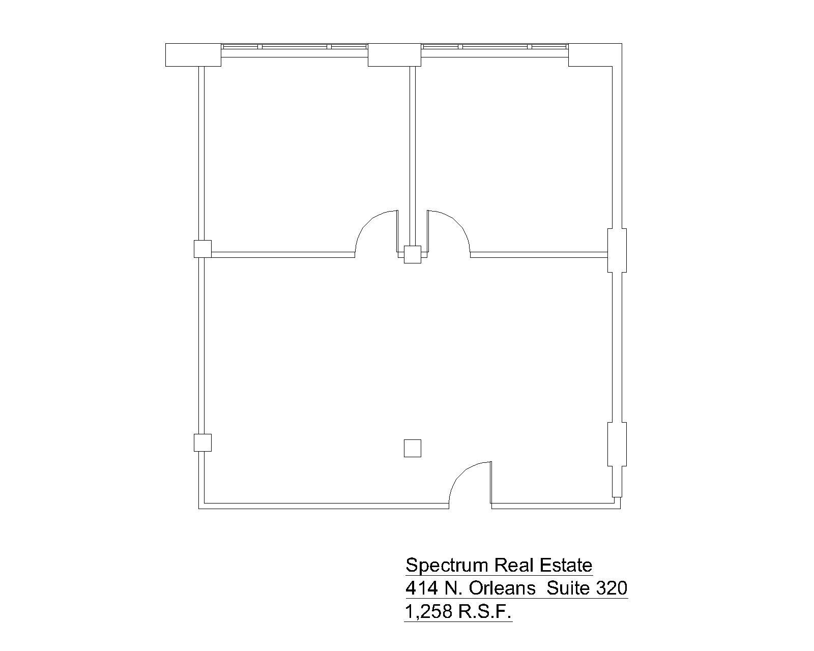414 N Orleans St, Chicago, IL à louer Plan d’étage– Image 1 sur 1