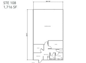 1778 N Plano Rd, Richardson, TX à louer Plan d’étage– Image 1 sur 1