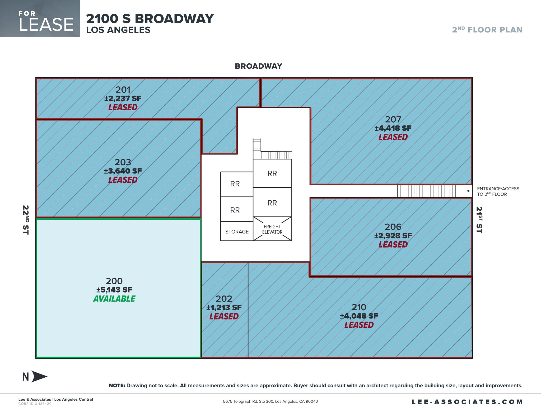 2100 S Broadway, Los Angeles, CA à louer Plan de site– Image 1 sur 1