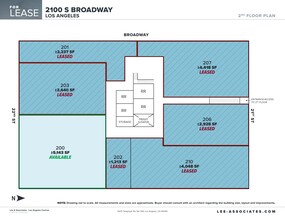 2100 S Broadway, Los Angeles, CA à louer Plan de site– Image 1 sur 1