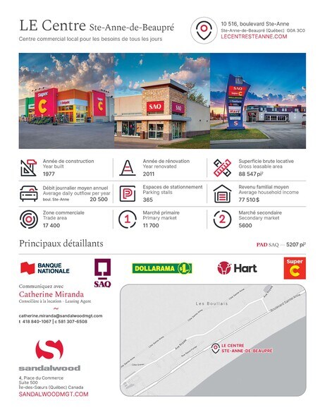 10516 Boul Sainte-Anne, La Côte-de-Beaupré, QC à louer - Photo de l’immeuble – Image 2 sur 3