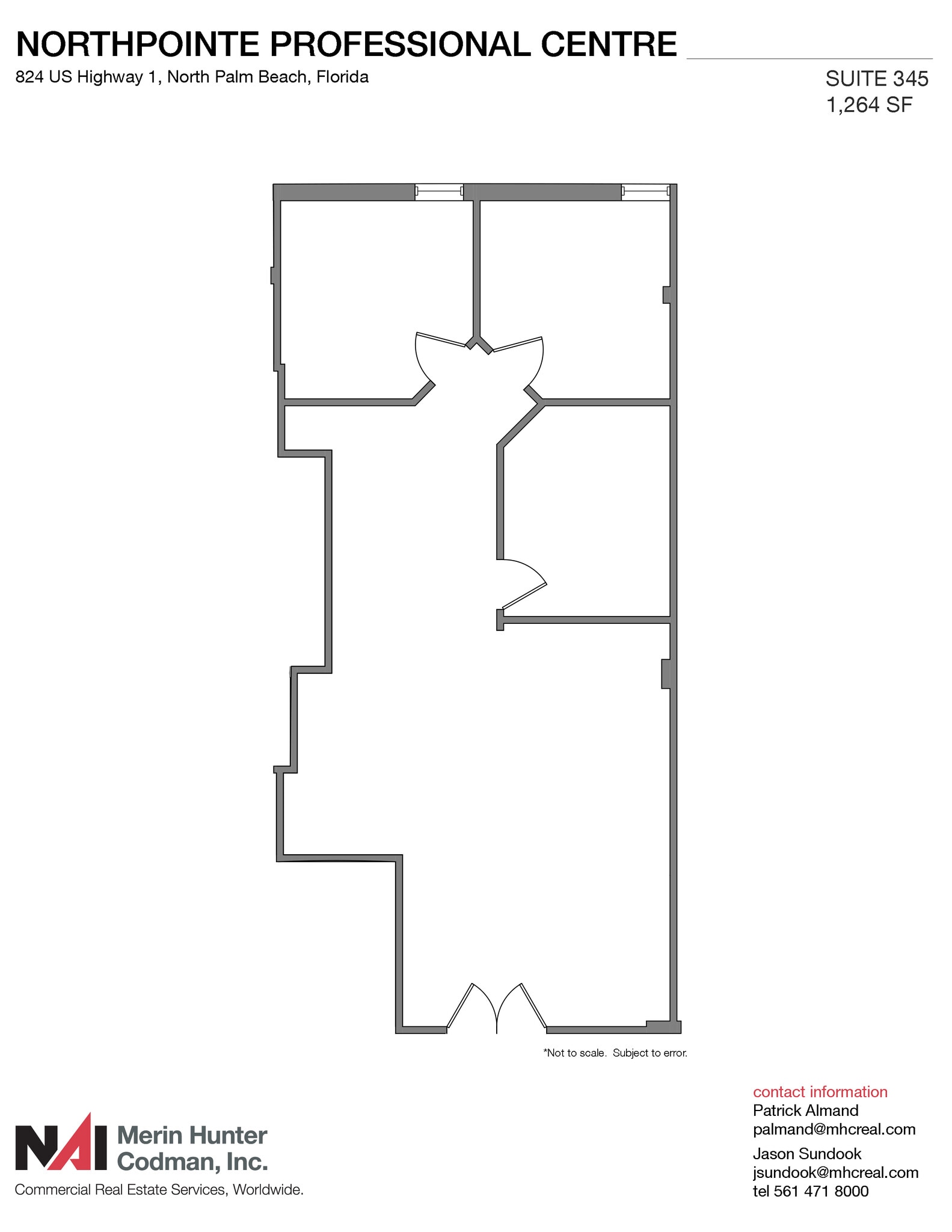 824 US Highway 1, North Palm Beach, FL à louer Plan d’étage– Image 1 sur 1