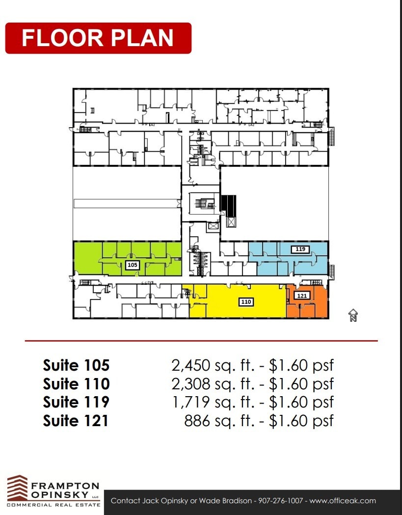 2221 E Northern Lights Blvd, Anchorage, AK à louer Plan d’étage– Image 1 sur 1