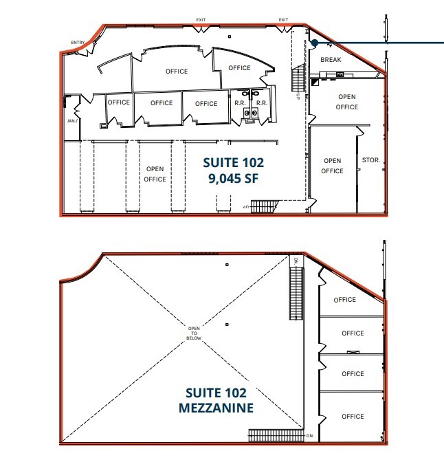 901 W Alameda Ave, Burbank, CA à louer Plan d’étage– Image 1 sur 1