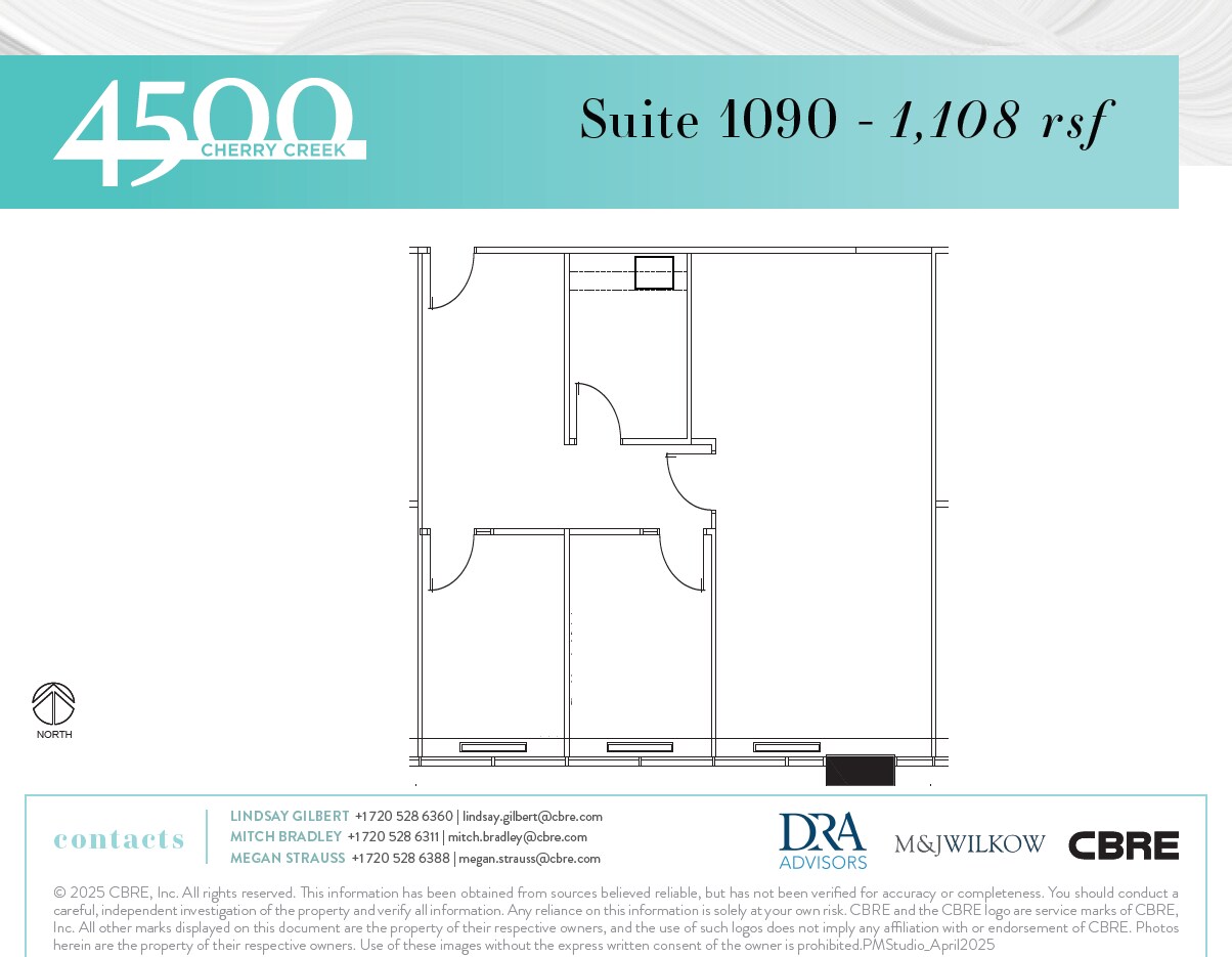 4500 S Cherry Creek Dr, Denver, CO à louer Plan d’étage– Image 1 sur 1