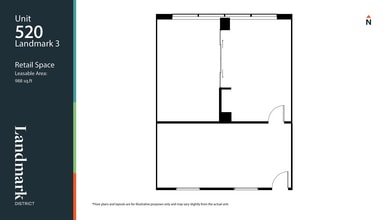 1700 Dickson Av, Kelowna, BC à louer Plan d’étage– Image 1 sur 1