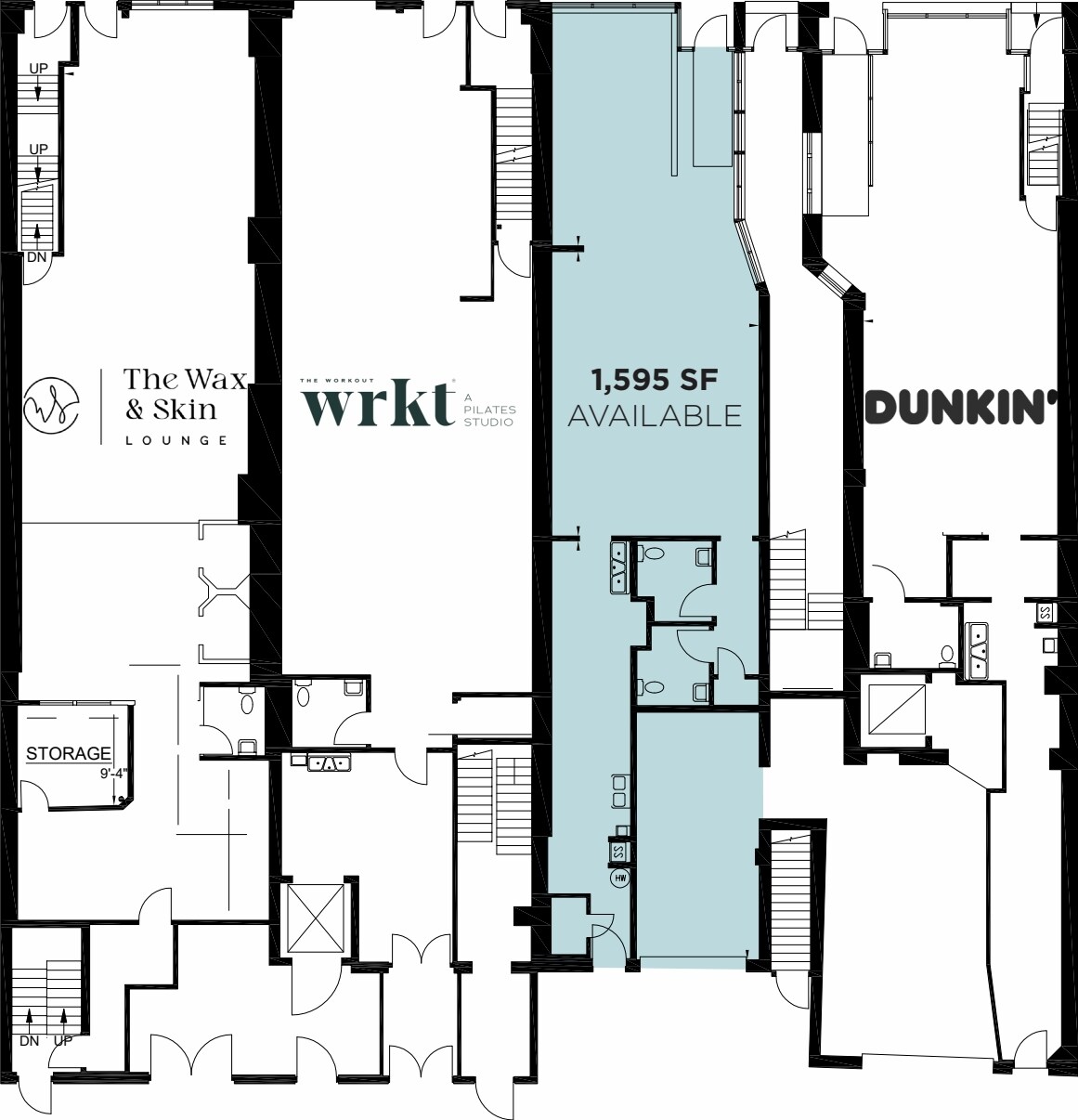 1015-1021 W Lake St, Chicago, IL à louer Plan d’étage– Image 1 sur 1
