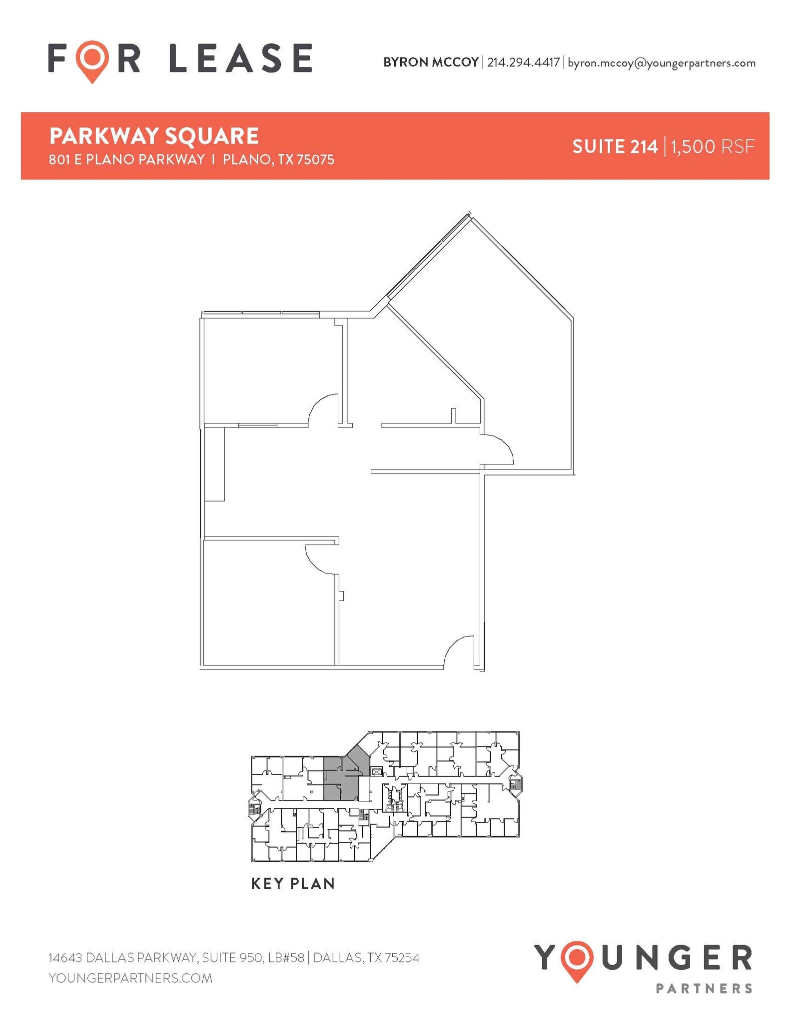 801 E Plano Pky, Plano, TX à louer Plan d’étage– Image 1 sur 1