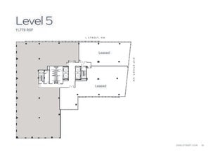 2100 L St NW, Washington, DC à louer Plan d’étage– Image 2 sur 6