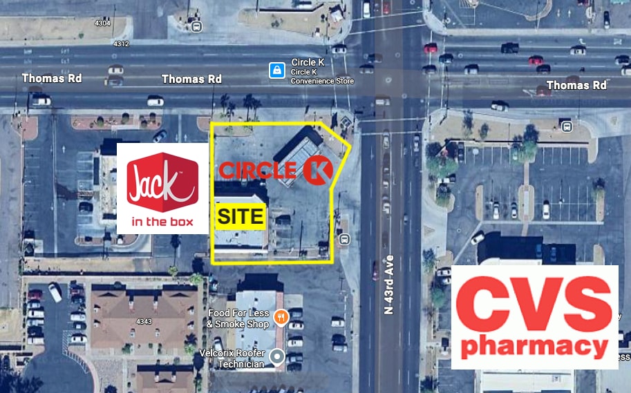4301 W Thomas Rd, Phoenix, AZ à vendre - Aérien – Image 2 sur 7