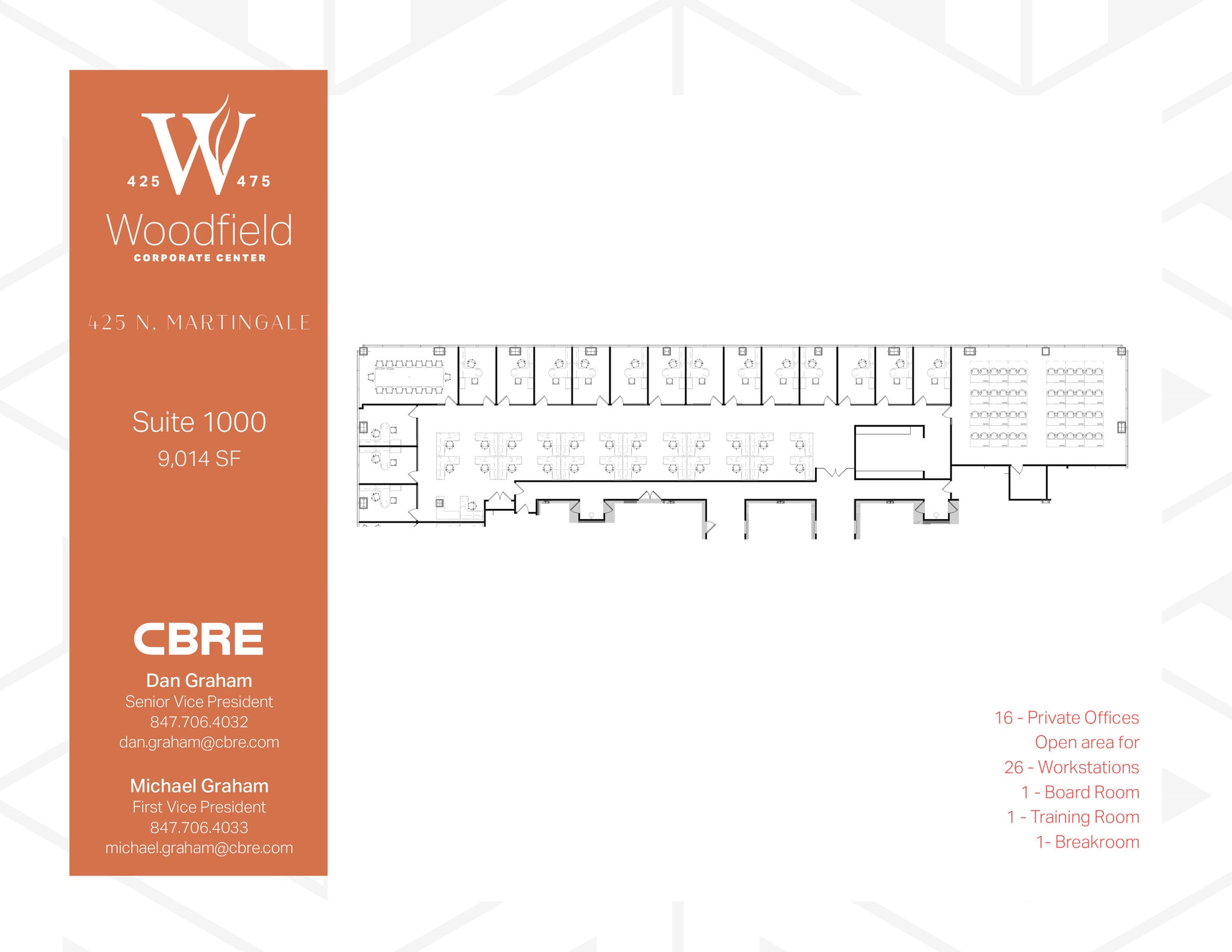 425 N Martingale Rd, Schaumburg, IL à louer Plan d’étage– Image 1 sur 2