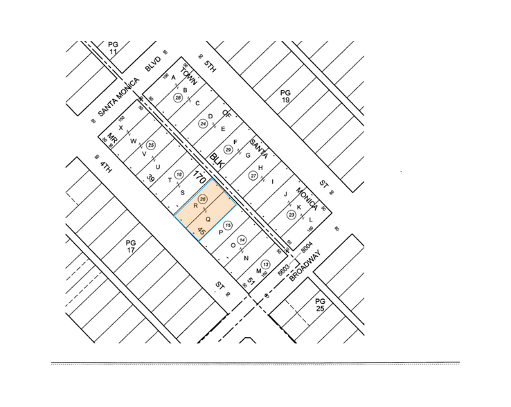 1433-1437 4th St, Santa Monica, CA à louer - Plan cadastral – Image 3 sur 3