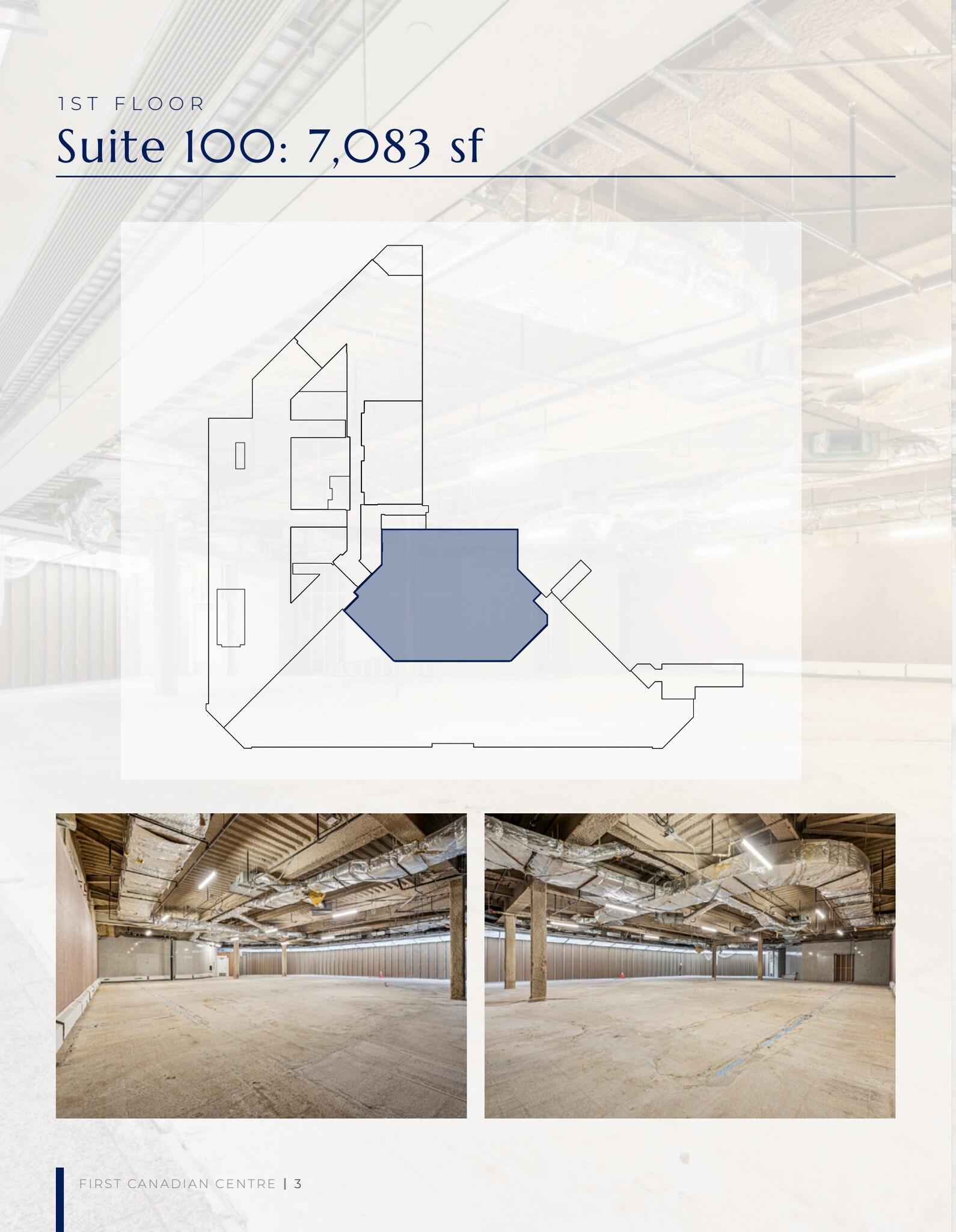 350 7th Ave SW, Calgary, AB à louer Plan d’étage– Image 1 sur 1