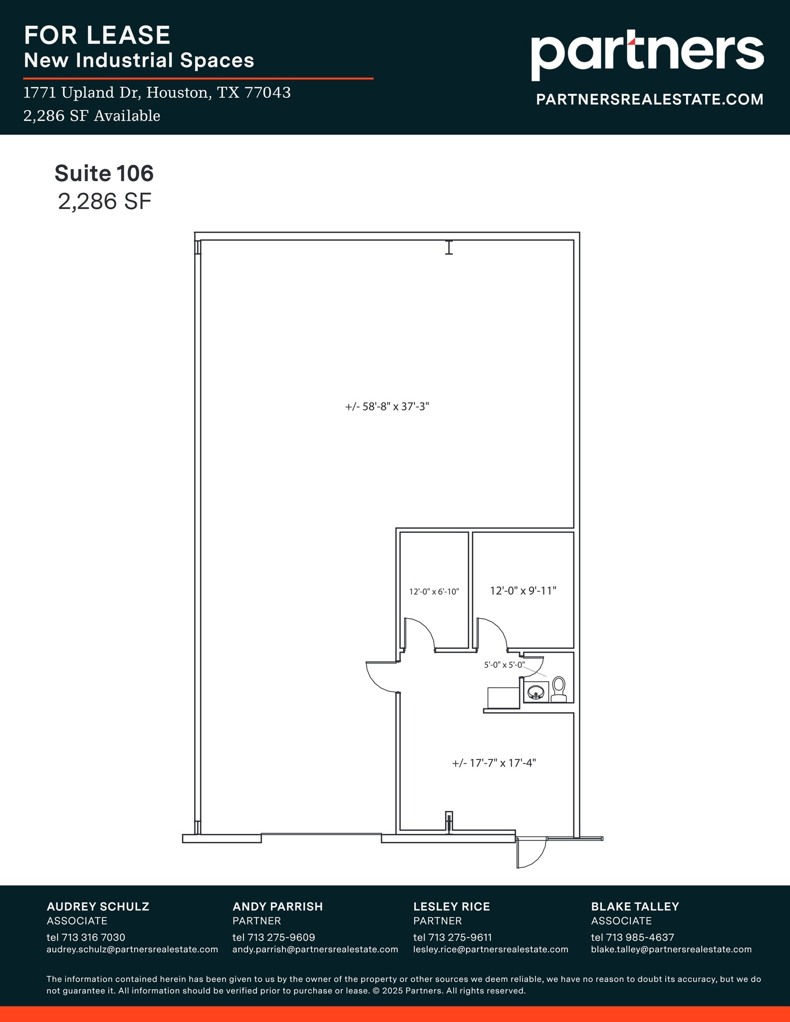 1771 Upland Dr, Houston, TX à louer Plan de site– Image 1 sur 1