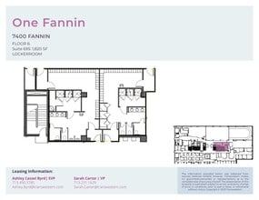 7400 Fannin St, Houston, TX à louer Plan d’étage– Image 1 sur 1