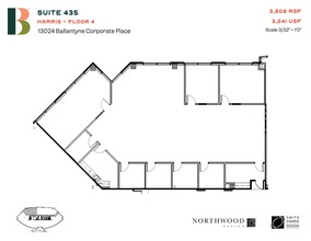 13024 Ballantyne Corporate Pl, Charlotte, NC à louer Plan d’étage– Image 1 sur 1