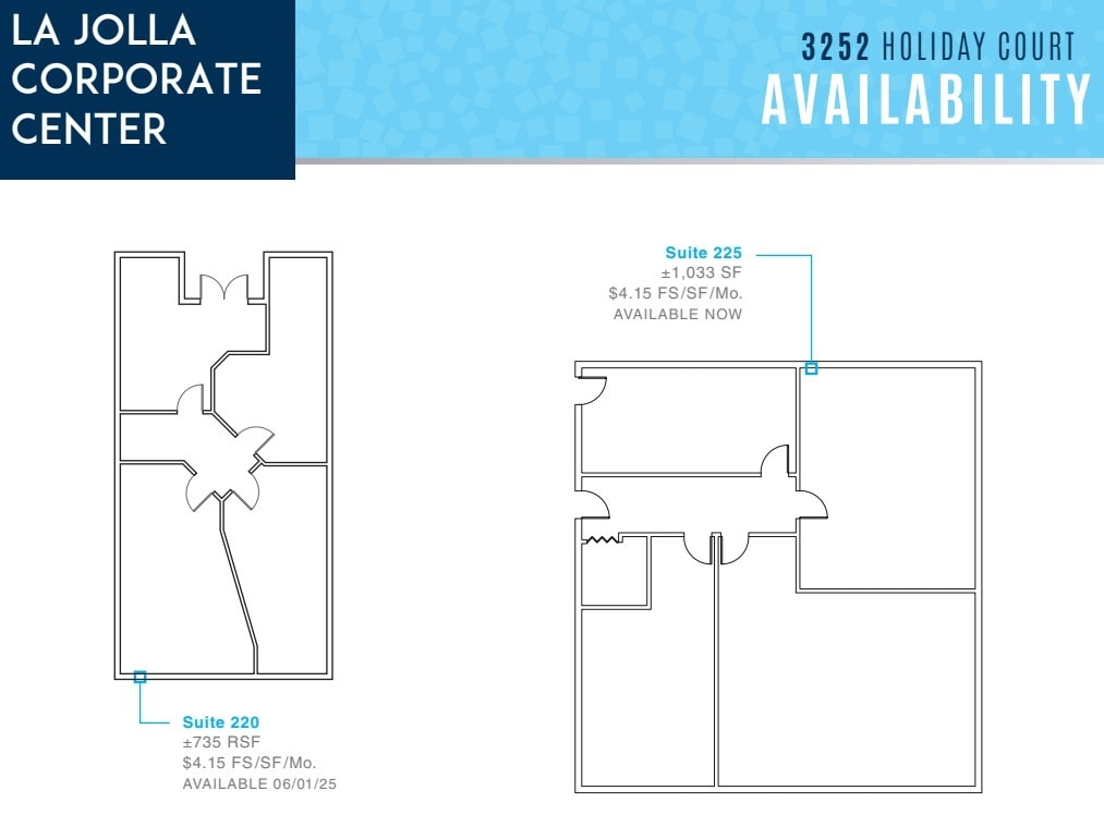 8939 Villa La Jolla Dr, La Jolla, CA à louer Plan d’étage– Image 1 sur 1
