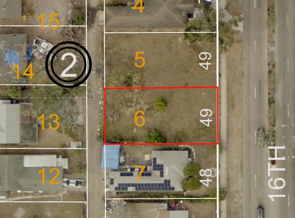 1331 16th S st, Saint Petersburg, FL à vendre - Plan cadastral – Image 2 sur 2