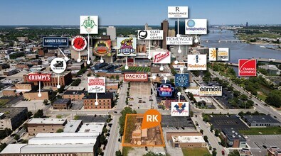 111-113 S Superior St, Toledo, OH - VUE AÉRIENNE vue de carte