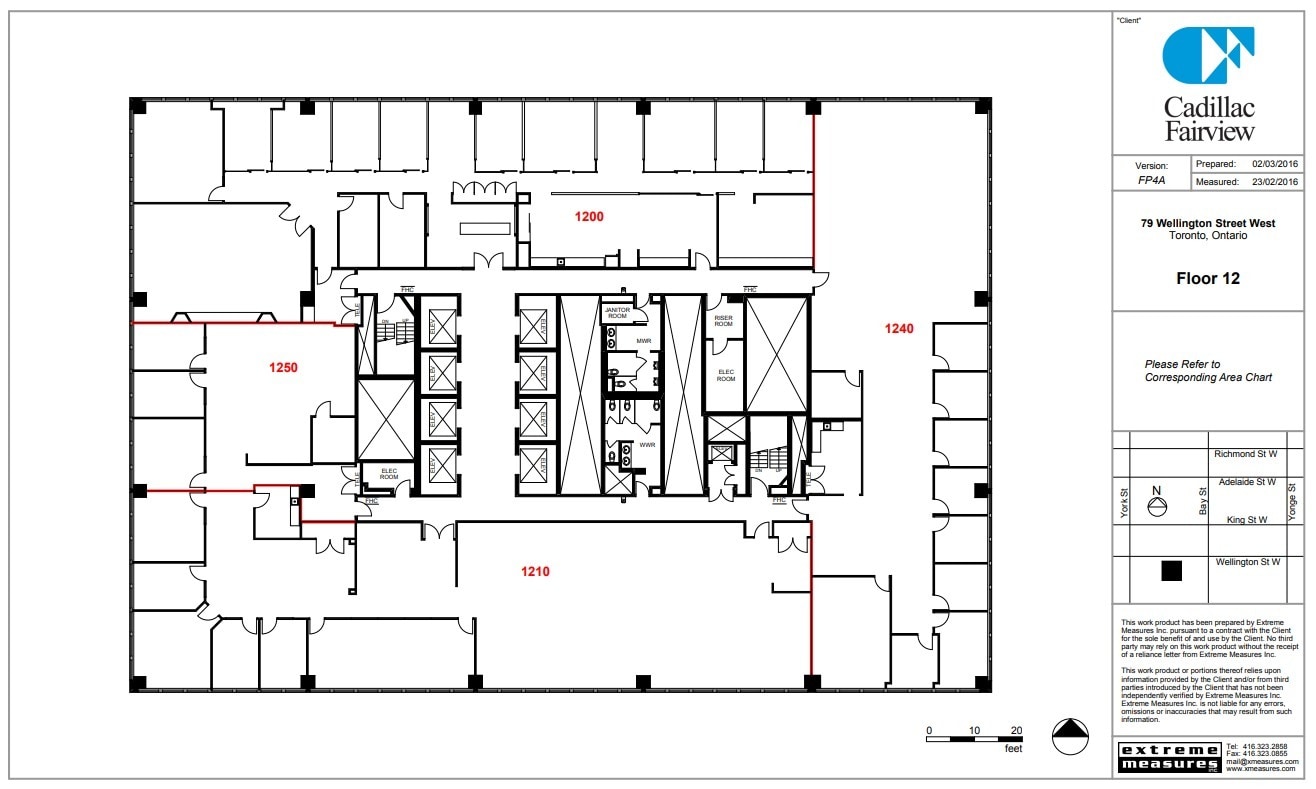 79 Wellington St W, Toronto, ON à louer Plan d’étage– Image 1 sur 1