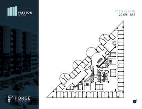 17950 Preston Rd, Dallas, TX à louer Plan d’étage– Image 1 sur 1