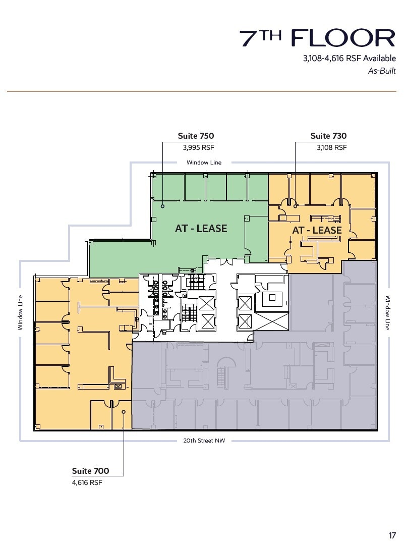 1233 20th St NW, Washington, DC à louer Plan d’étage– Image 1 sur 1