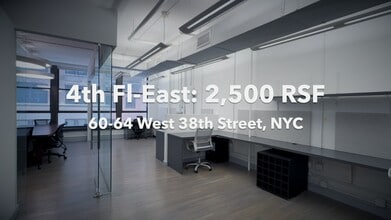60-64 W 38th St, New York, NY à louer - Vidéo sur l’annonce professionnelle