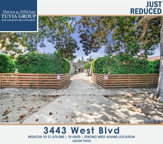 Plus de détails pour 3443 West Blvd, Los Angeles, CA - Logement à vendre