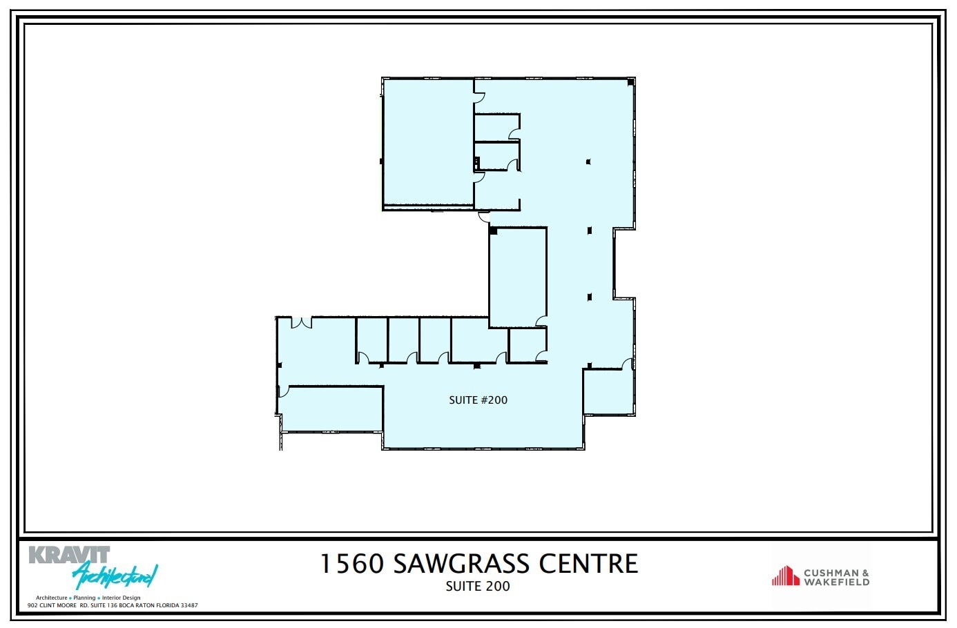 1560 Sawgrass Corporate Pkwy, Sunrise, FL à louer Plan d’étage– Image 1 sur 1