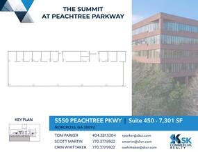 5550 Peachtree Pky, Peachtree Corners, GA à louer Plan de site– Image 1 sur 14