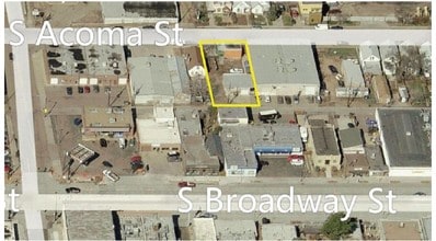 1562 S Acoma St, Denver, CO - VUE AÉRIENNE  vue de carte - Image1