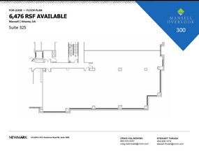 200 Mansell Ct E, Roswell, GA à louer Plan d’étage– Image 1 sur 1