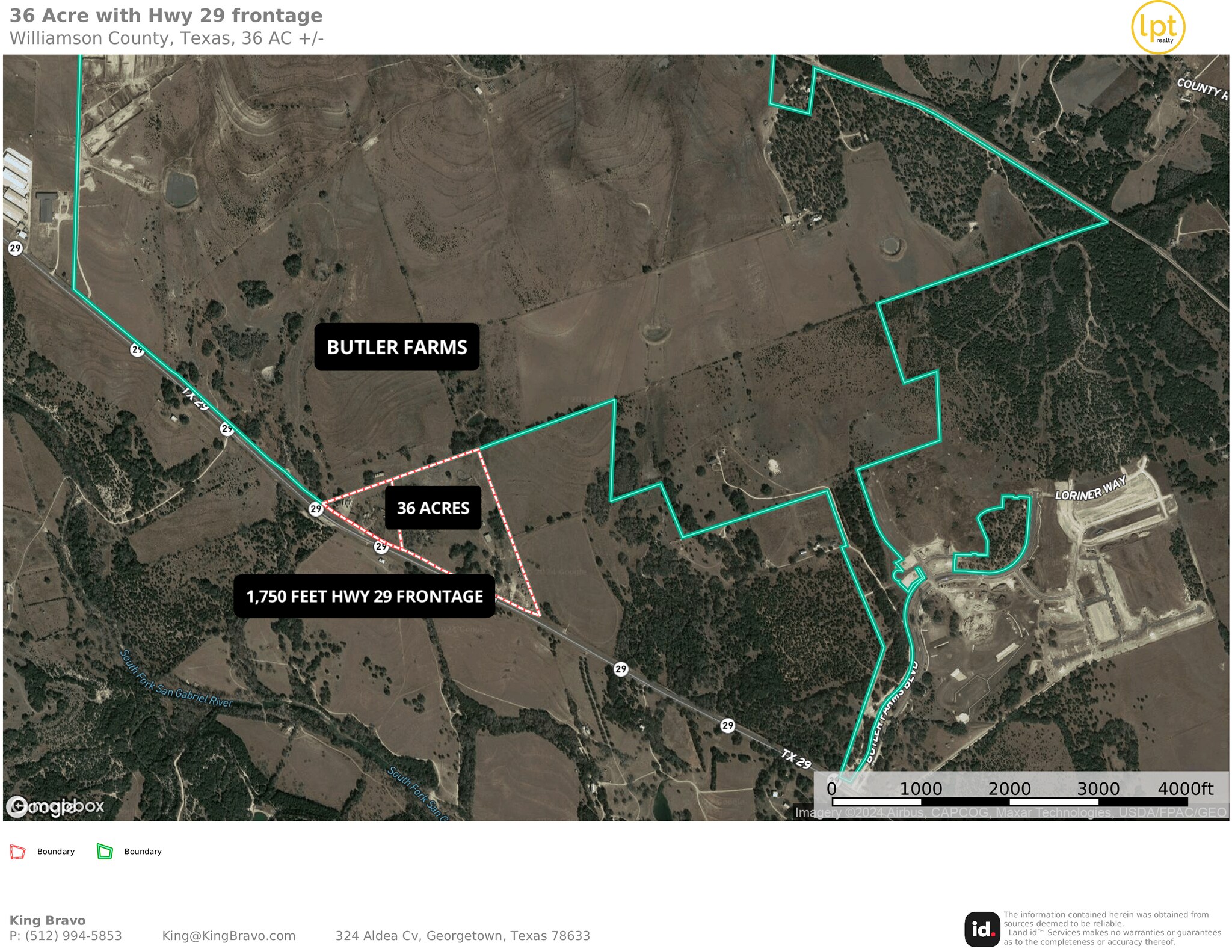 18450 Highway 29, Liberty Hill, TX à vendre Aérien– Image 1 sur 4