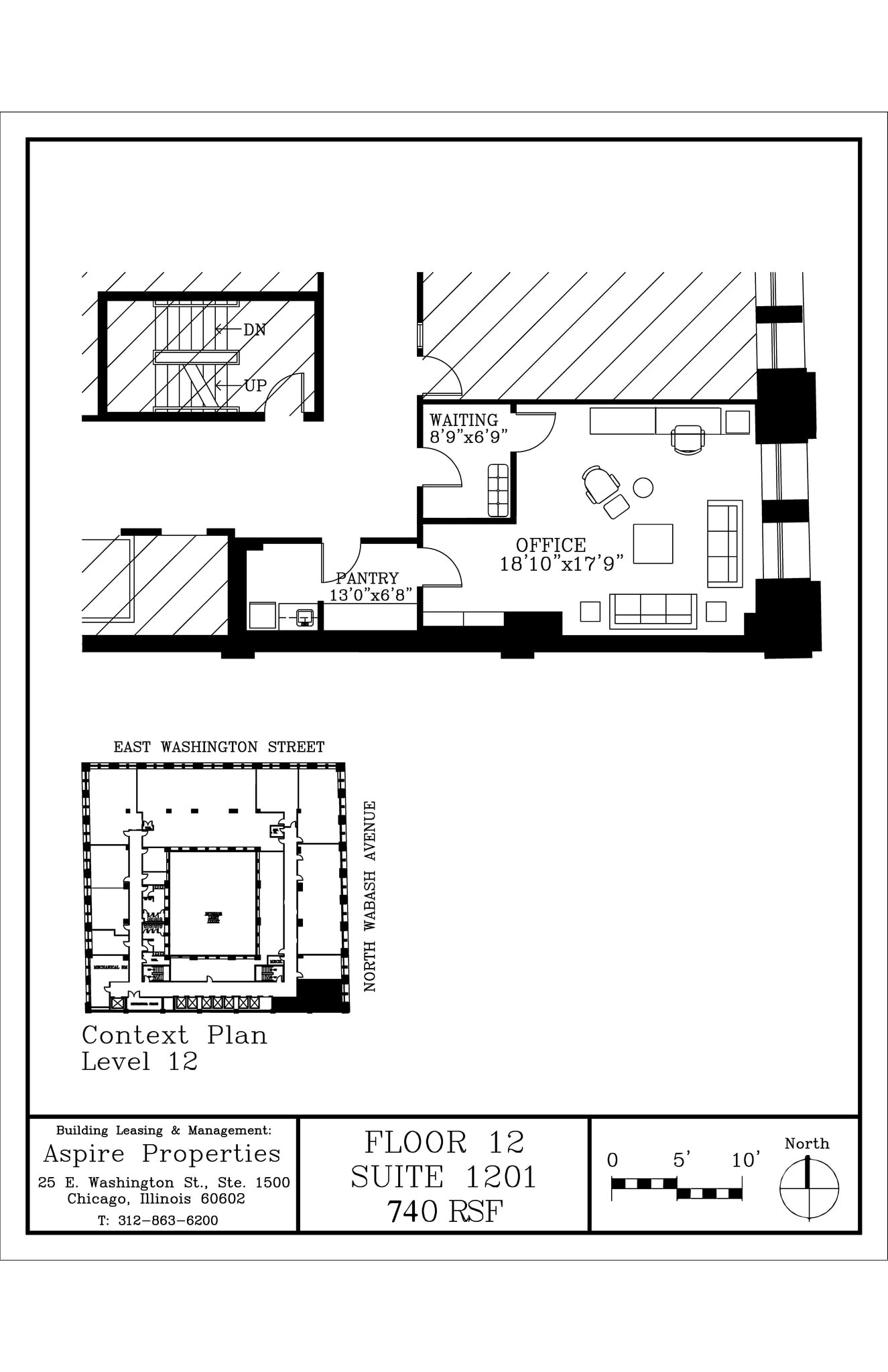25 E Washington St, Chicago, IL à louer Plan de site– Image 1 sur 1