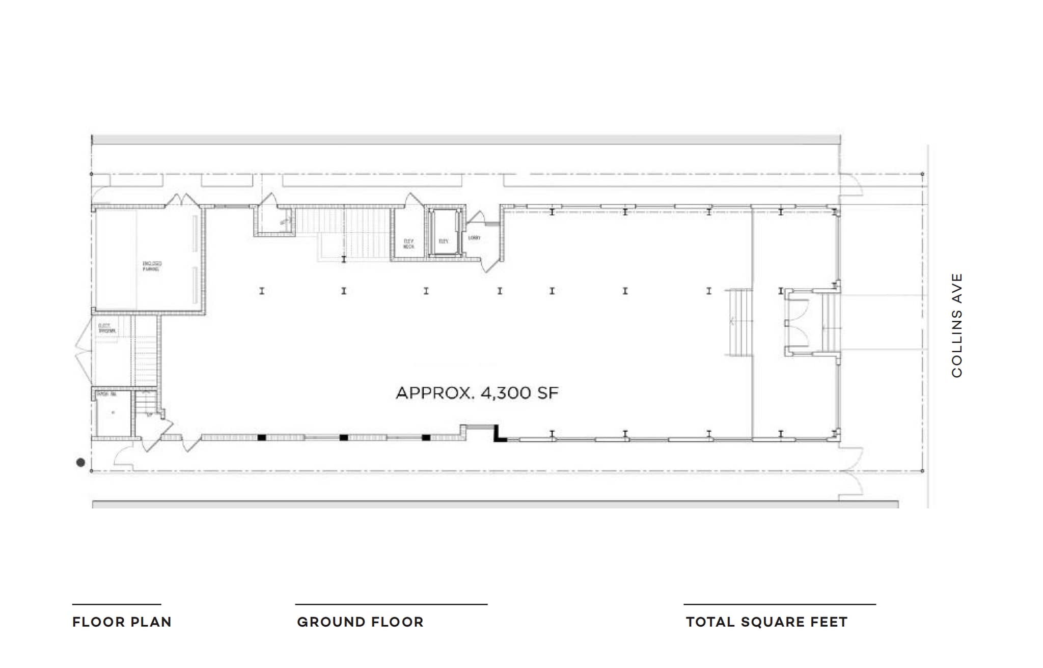 826 Collins Ave, Miami Beach, FL à louer Plan d’étage– Image 1 sur 1