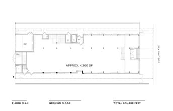 826 Collins Ave, Miami Beach, FL à louer Plan d’étage– Image 1 sur 1