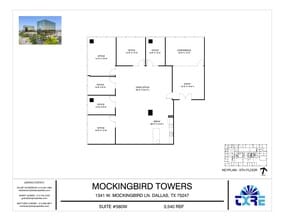 1341 W Mockingbird Ln, Dallas, TX à louer Plan d’étage– Image 1 sur 2