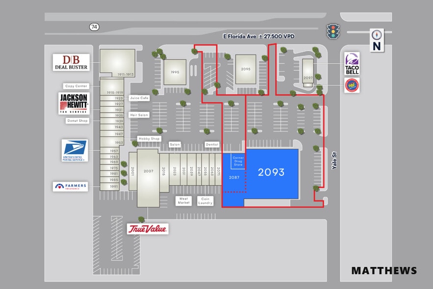 2087-2093 E Florida ave, Hemet, CA à vendre - Photo de l’immeuble – Image 2 sur 3