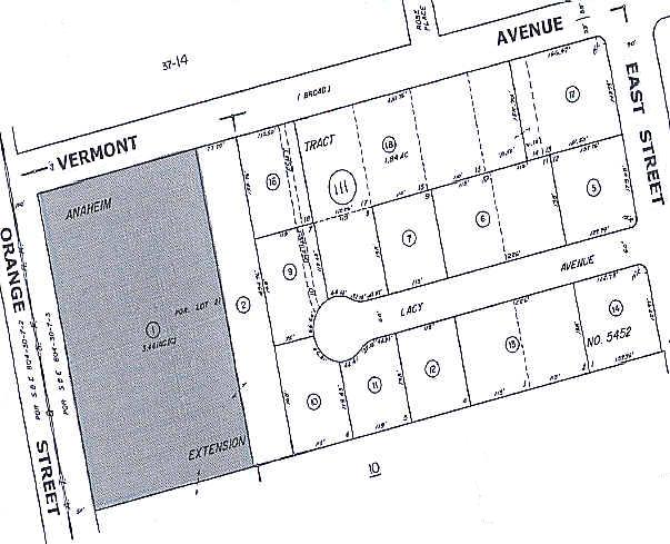 900 E Vermont Ave, Anaheim, CA à louer - Plan cadastral – Image 2 sur 2