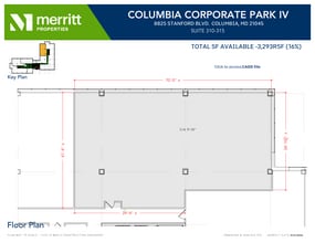 8830 Stanford Blvd, Columbia, MD à louer Plan d’étage– Image 2 sur 2