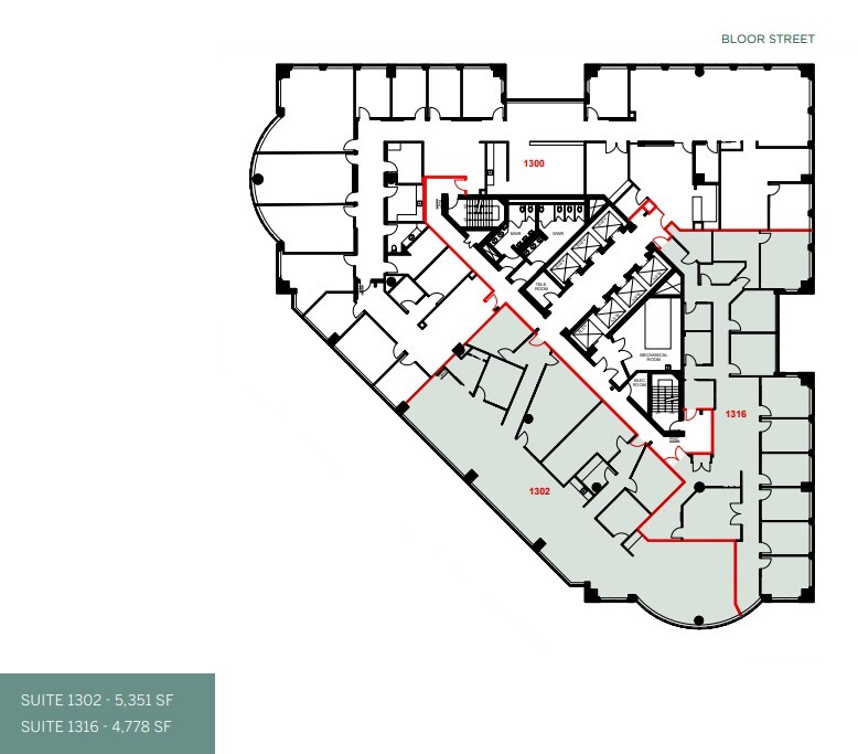 175 Bloor Street East, Toronto, ON à louer Plan d’étage– Image 1 sur 1
