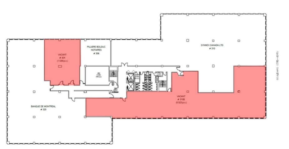 3300 Boul de la Côte-Vertu, Montréal, QC à louer Plan d’étage– Image 1 sur 1