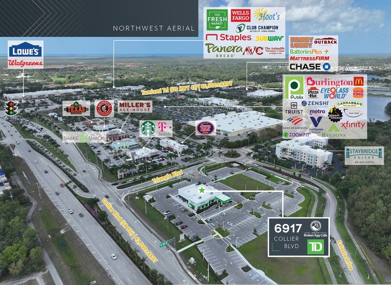 6917 Collier Blvd, Naples, FL à vendre - Aérien – Image 2 sur 6