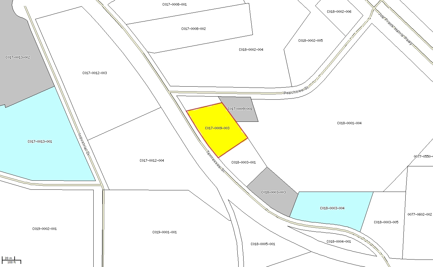 606 S Tennessee St, Cartersville, GA à louer Plan cadastral– Image 1 sur 2