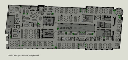 747 Rue Du Square-Victoria, Montréal, QC à louer Plan d’étage– Image 1 sur 1