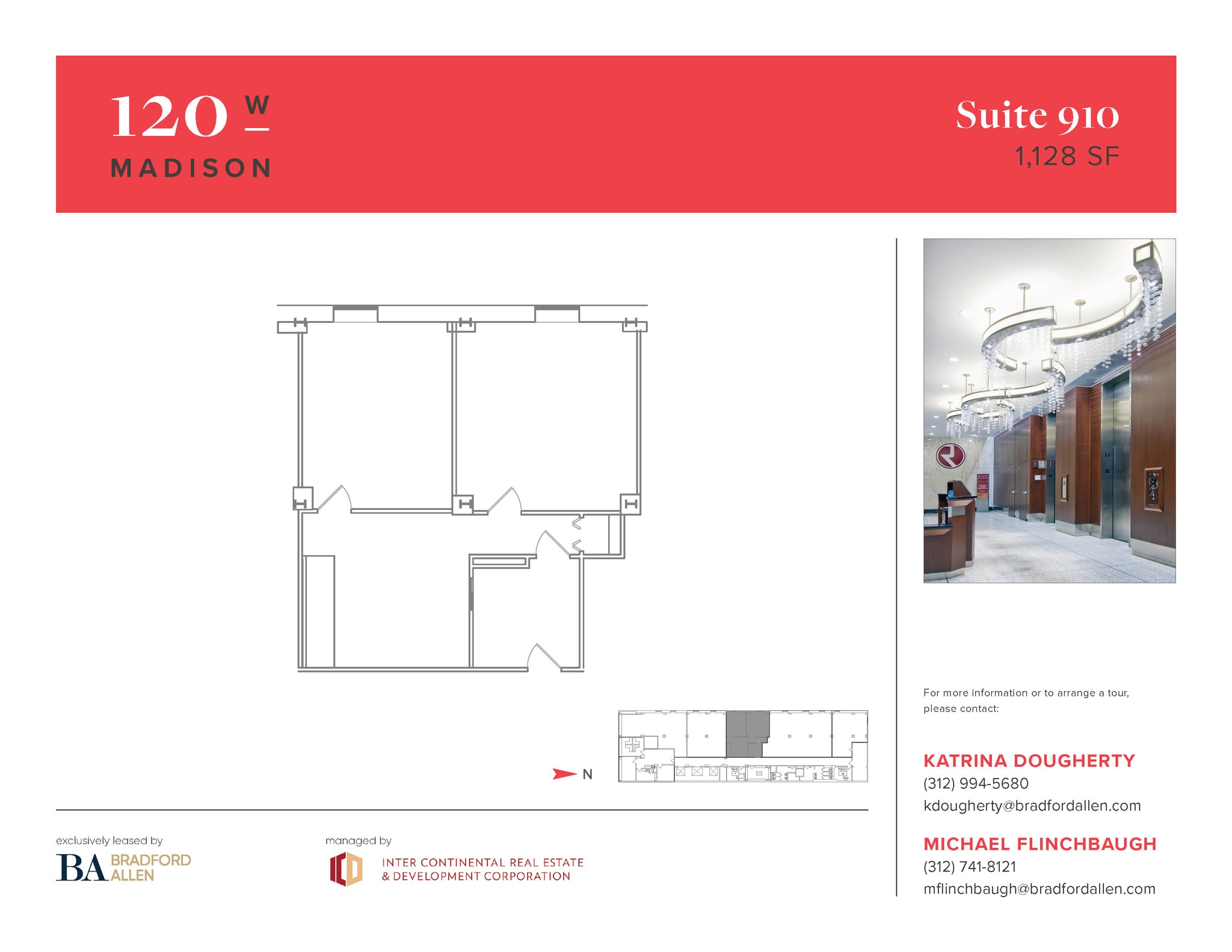 120 W Madison St, Chicago, IL à louer Plan d’étage– Image 1 sur 2