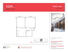 120 W Madison St, Chicago, IL à louer Plan d’étage– Image 1 sur 2