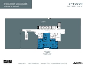 1100 Wayne Ave, Silver Spring, MD à louer Plan d’étage– Image 1 sur 1