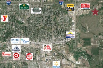 5013 Miriam Ave, Bismarck, ND - Vue aérienne  vue de carte